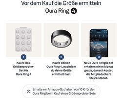Ring 4 – Black – Maat 7 – Smartring | Controleer eerst je maat met de Oura Ring 4-maatset | Wearable die je slaap, hartslag en conditie bijhoudt – Batterij gaat tot wel 8 dagen mee