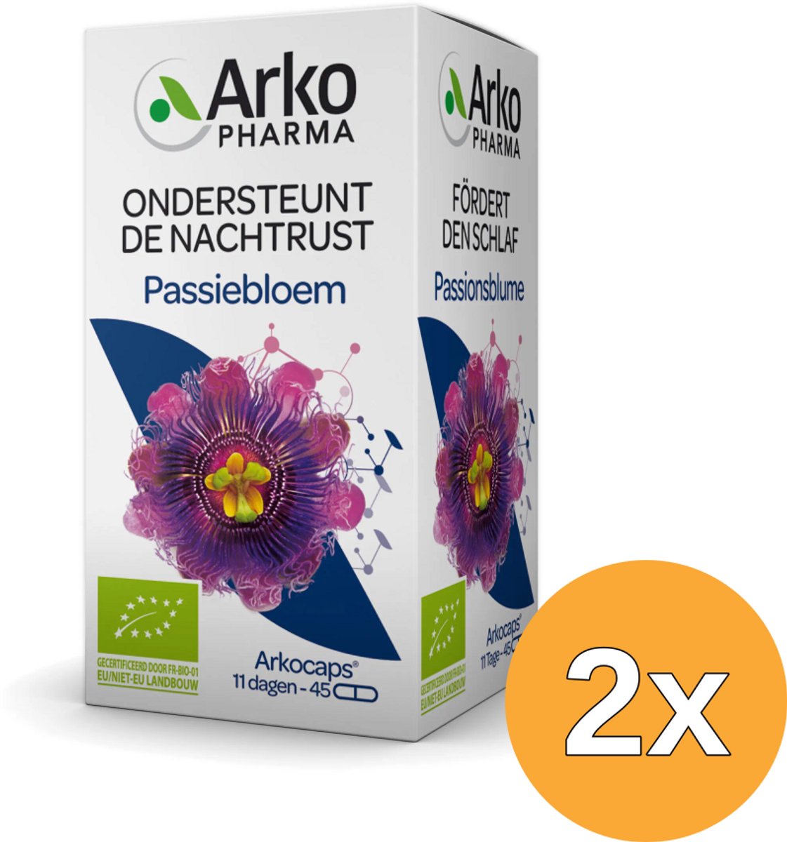 2x Arkocaps Passiebloem Bio (45 capsules)