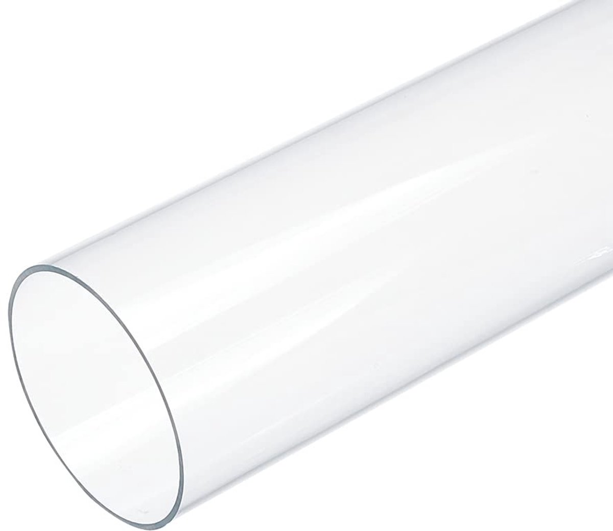 Dailygoods - Acryl Buis - DIY Ambachten - Stijve Pijp 305x80Mm - Transparant - Aquarium Decoratie - Creatieve Projecten - Geschikt voor Lampen