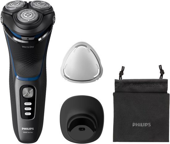 Philips Shaver 3000 Series - S3344/13 - Elektrisch scheerapparaat voor nat en droog scheren