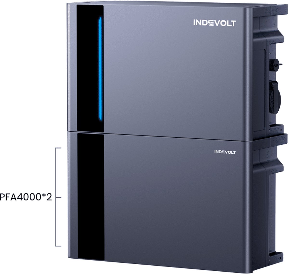 Indevolt - PowerFlex 2000 Hybride - 10 kWh - Thuisbatterij met Stekker - Plug & Play