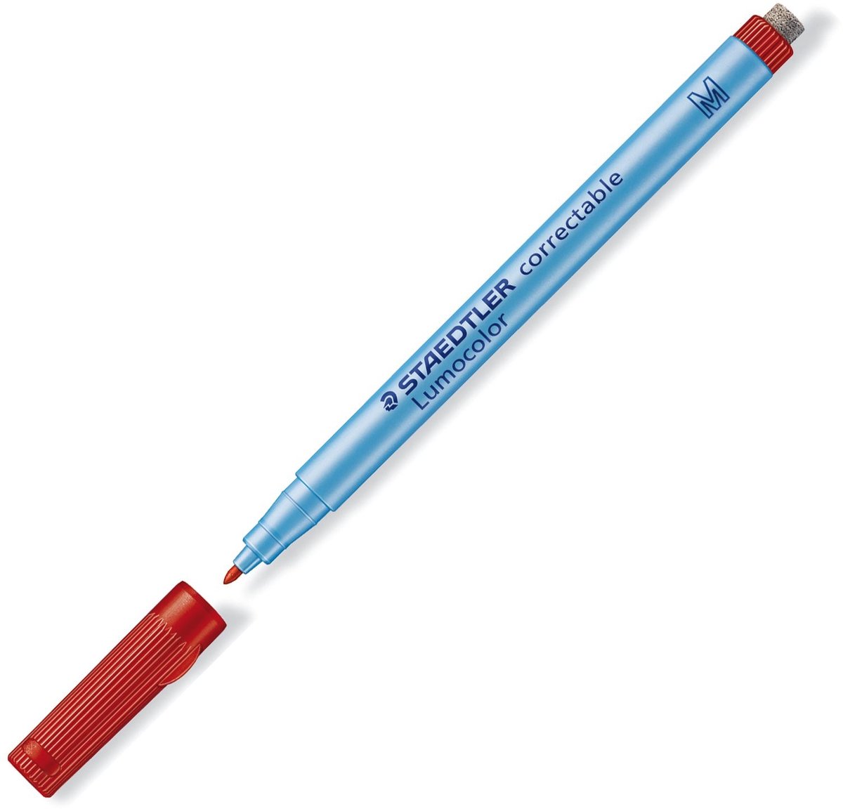 Solidchoice - Set van 10 Lumocolor Correctable Folie Markers Rood
