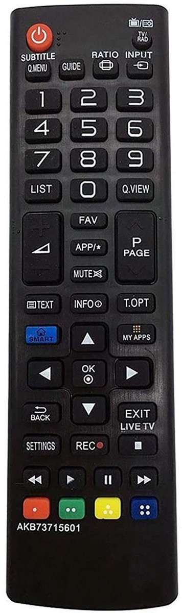 Solidchoice - Vervangende Afstandsbediening voor LG TV Modellen