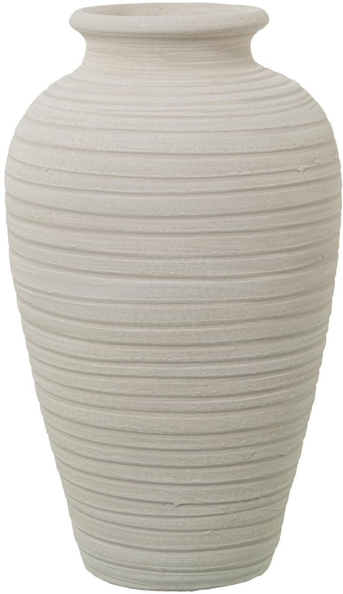 Solidchoice - Keramische Tafelvaas met Gematteerde Afwerking 24x24x40cm