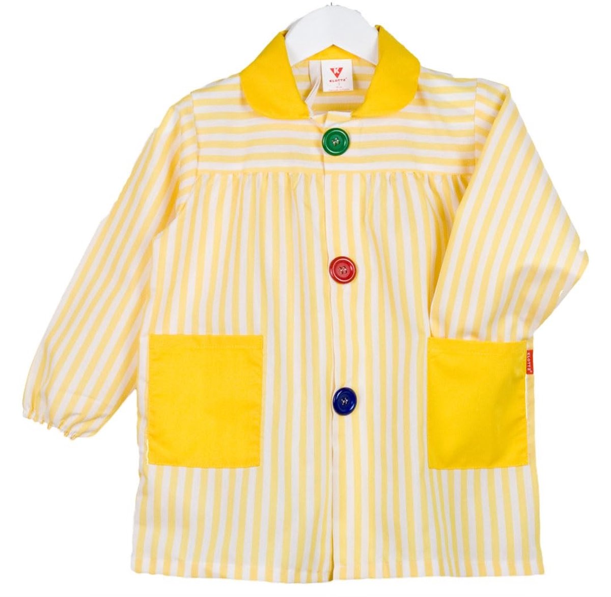 Solidchoice - Gestreepte Badjas voor Baby's met Grote Knopen