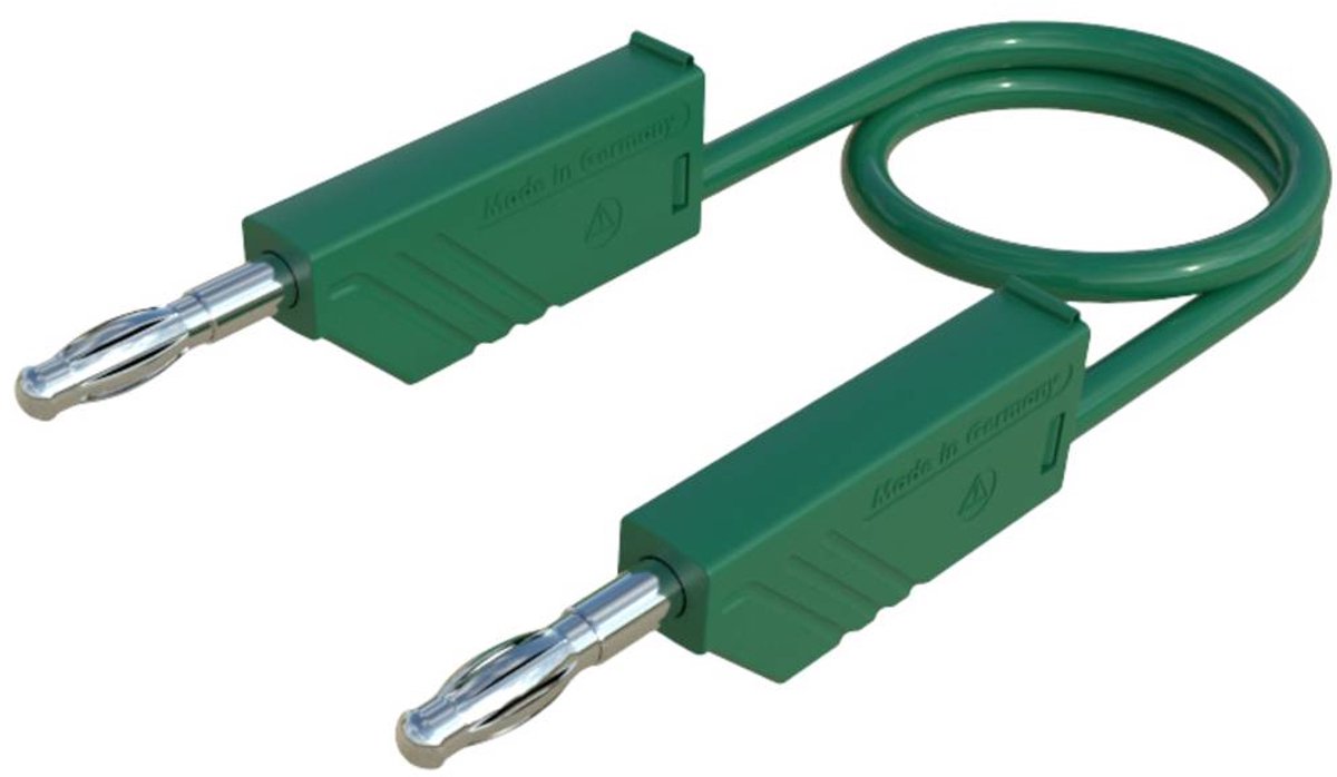 Hirschmann Test & Measurement MLN 25/2,5 GN Meetsnoer Banaanstekker 4 mm Banaanstekker 4 mm 25.00 cm Groen 1 stuk(s)