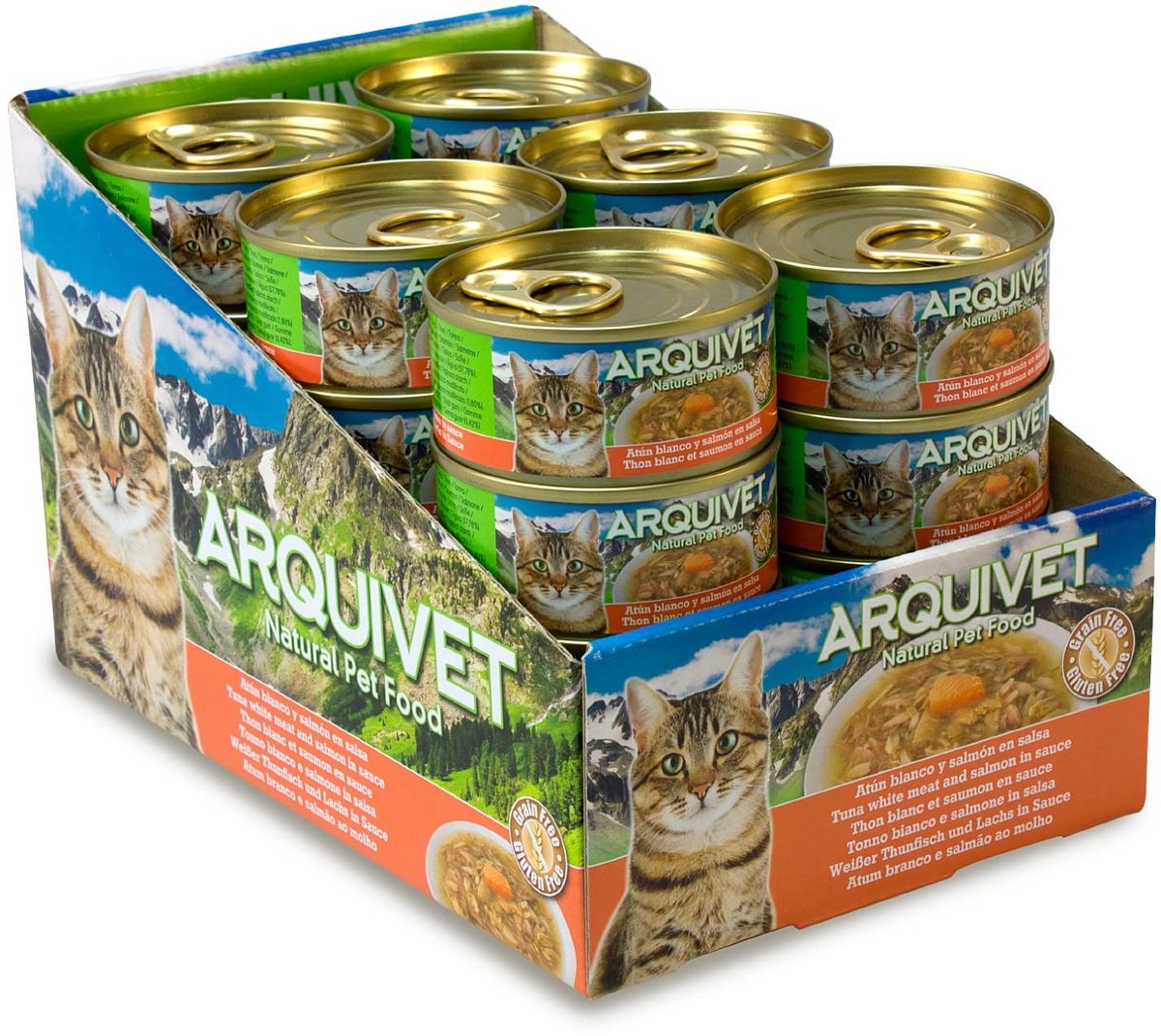 Solidchoice - Premium Natvoer met Wittonijn en Zalm voor Katten