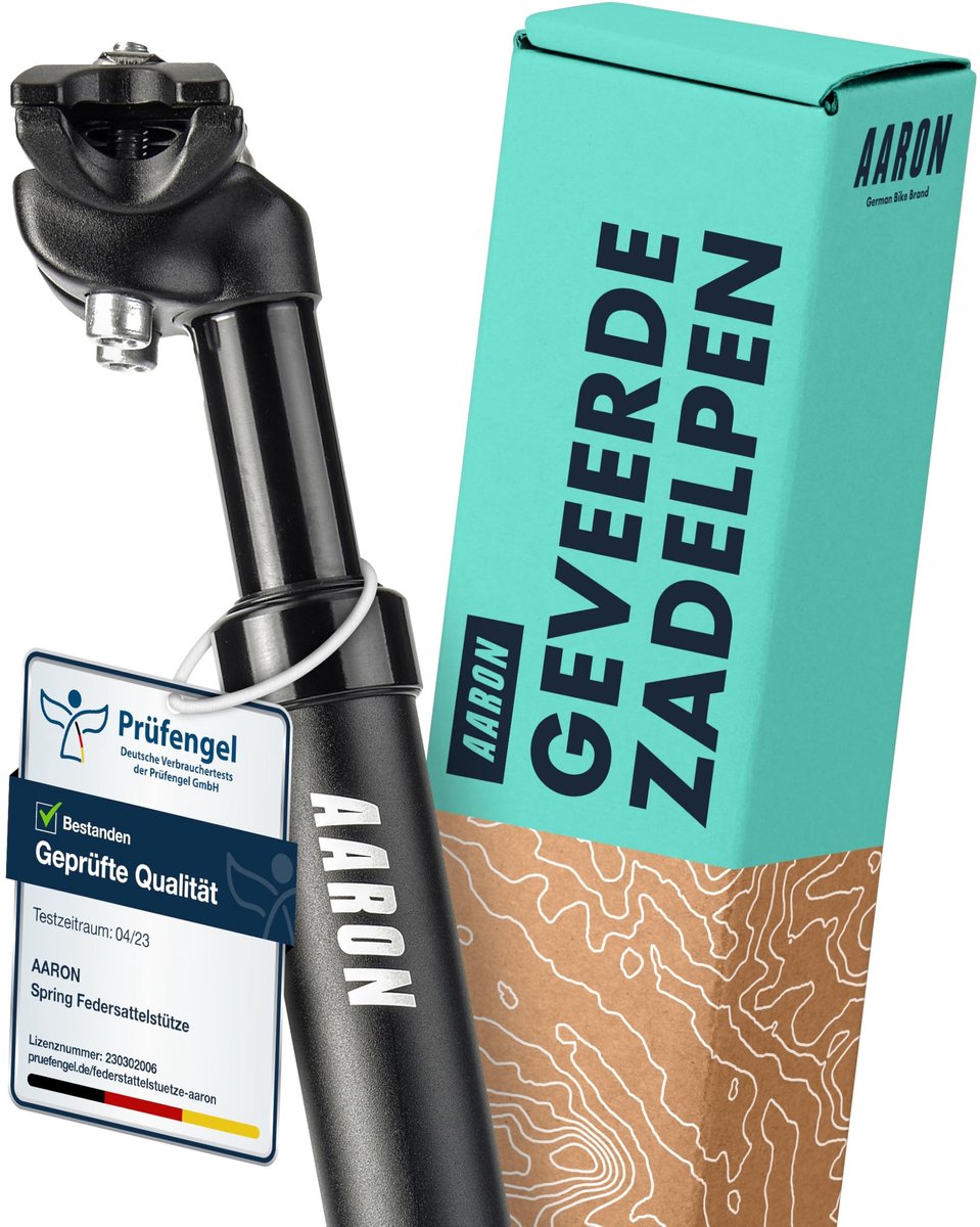 Solidchoice - Aluminium Verende Zadelpen 27.2 mm voor E-Bike en MTB