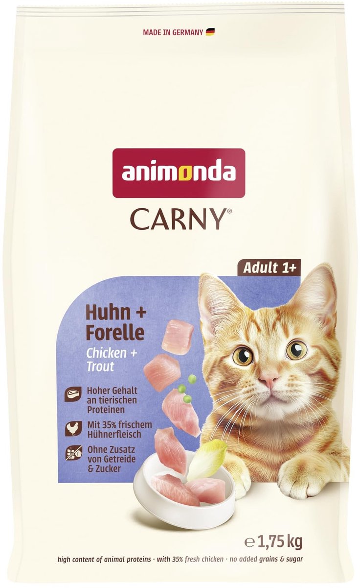 Solidchoice – Droog Kattenvoer met Kip en Forel, Graanvrij