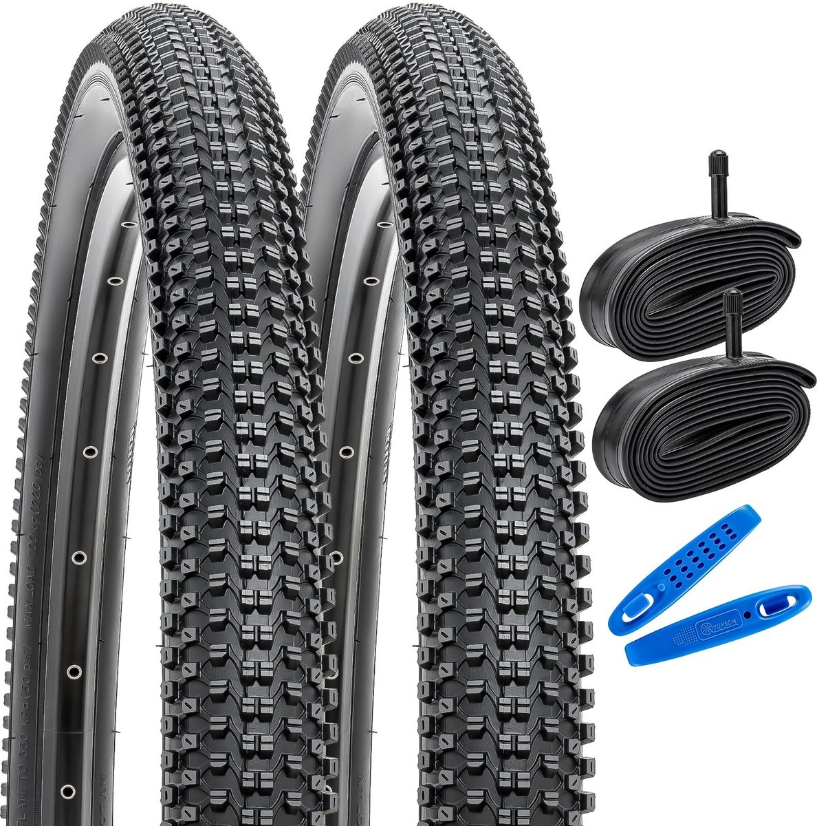 Solidchoice - Set van 2 Mountainbikebanden 26 x 2.35 met Binnenband