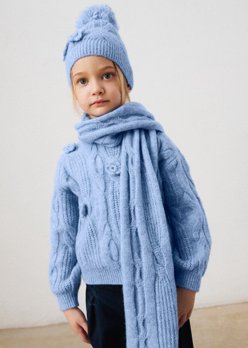 MAYORAL - Meisjes sweater - Maat 116 - Meisjes - 66 Sky Mix -