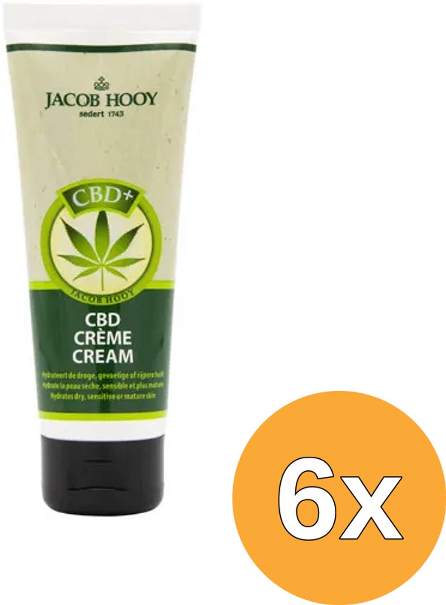 6x Jacob Hooy CBD Plus Creme (50 ml)