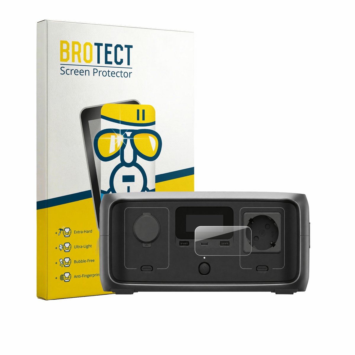 Screenprotector voor EcoFlow River 3 Beschermglas transparant
