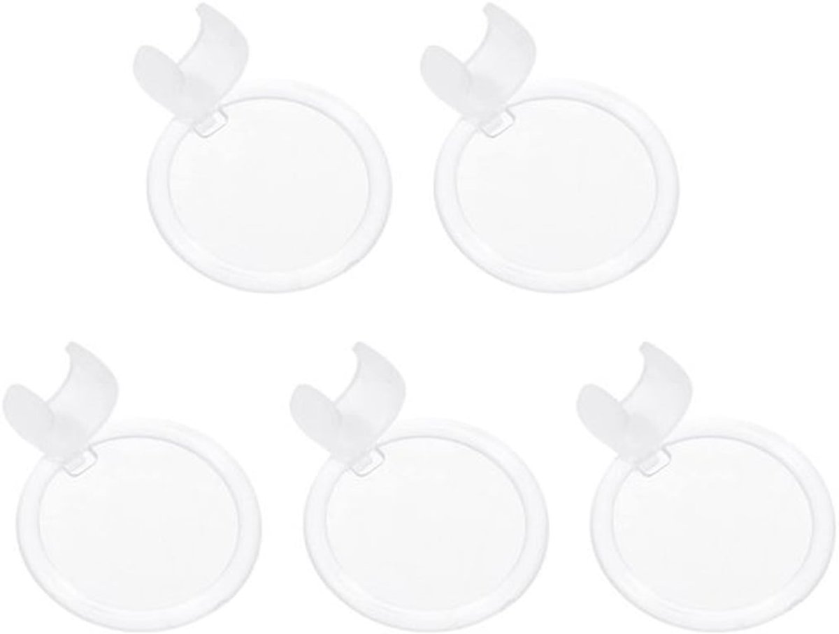 Vergrootglas 5 Stuks - Penenhouder/Diamantmotief - Kunststof/Glas - Multifunctioneel - Handheld - Afmetingen 4,70 x 3,20 cm - Loep