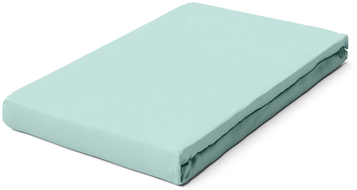 schlafgut Pure Jersey Topper Hoeslaken L - 140x200 - 160x220 435 Petrol Light