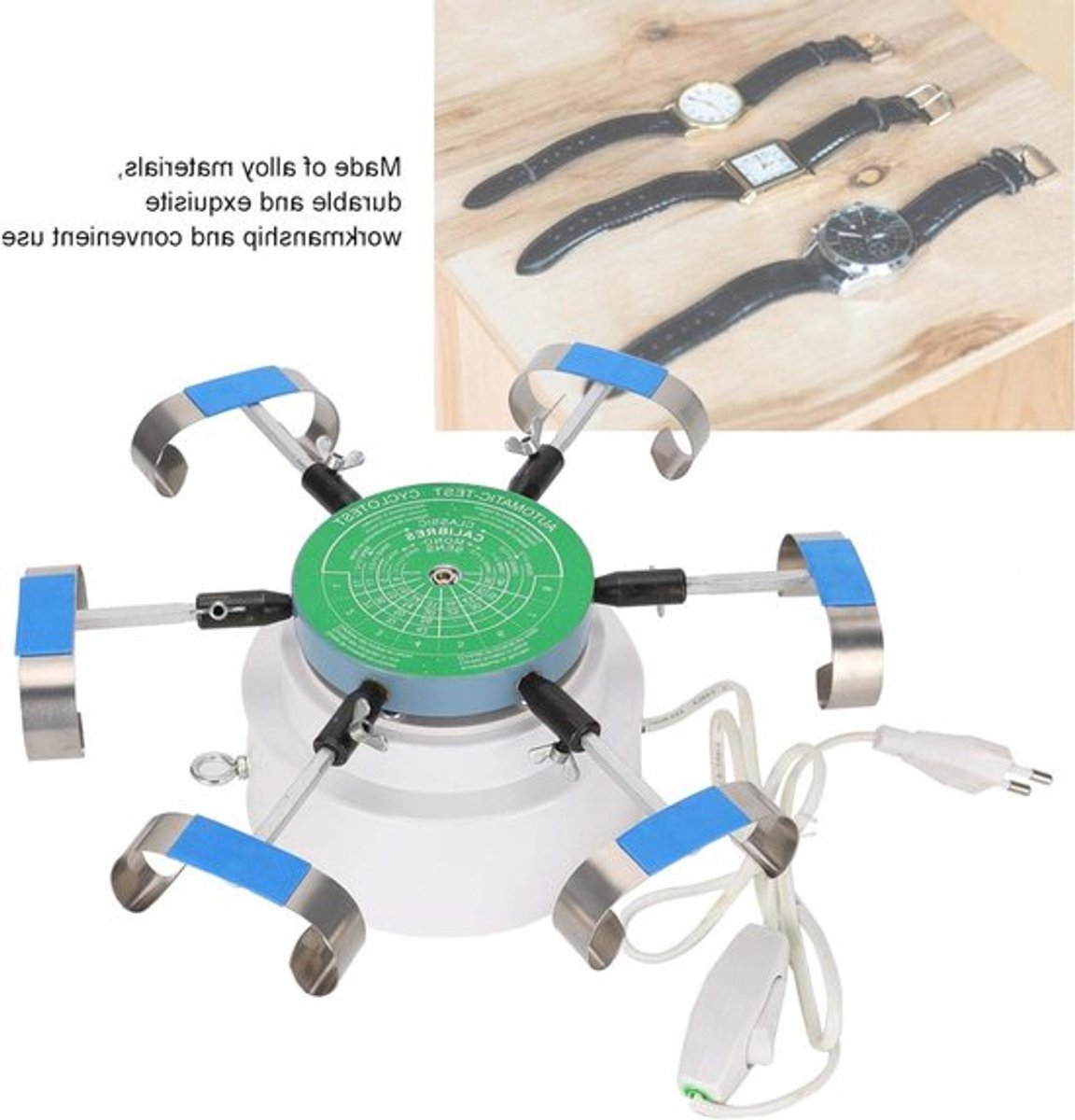 Praktische automatische horloge tester voor het testen van automatische horloges en horlogewinders, stabiel in gebruik