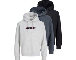 JACK&JONES - JJMUNK SWEAT HOOD 3PK MP Heren Trui