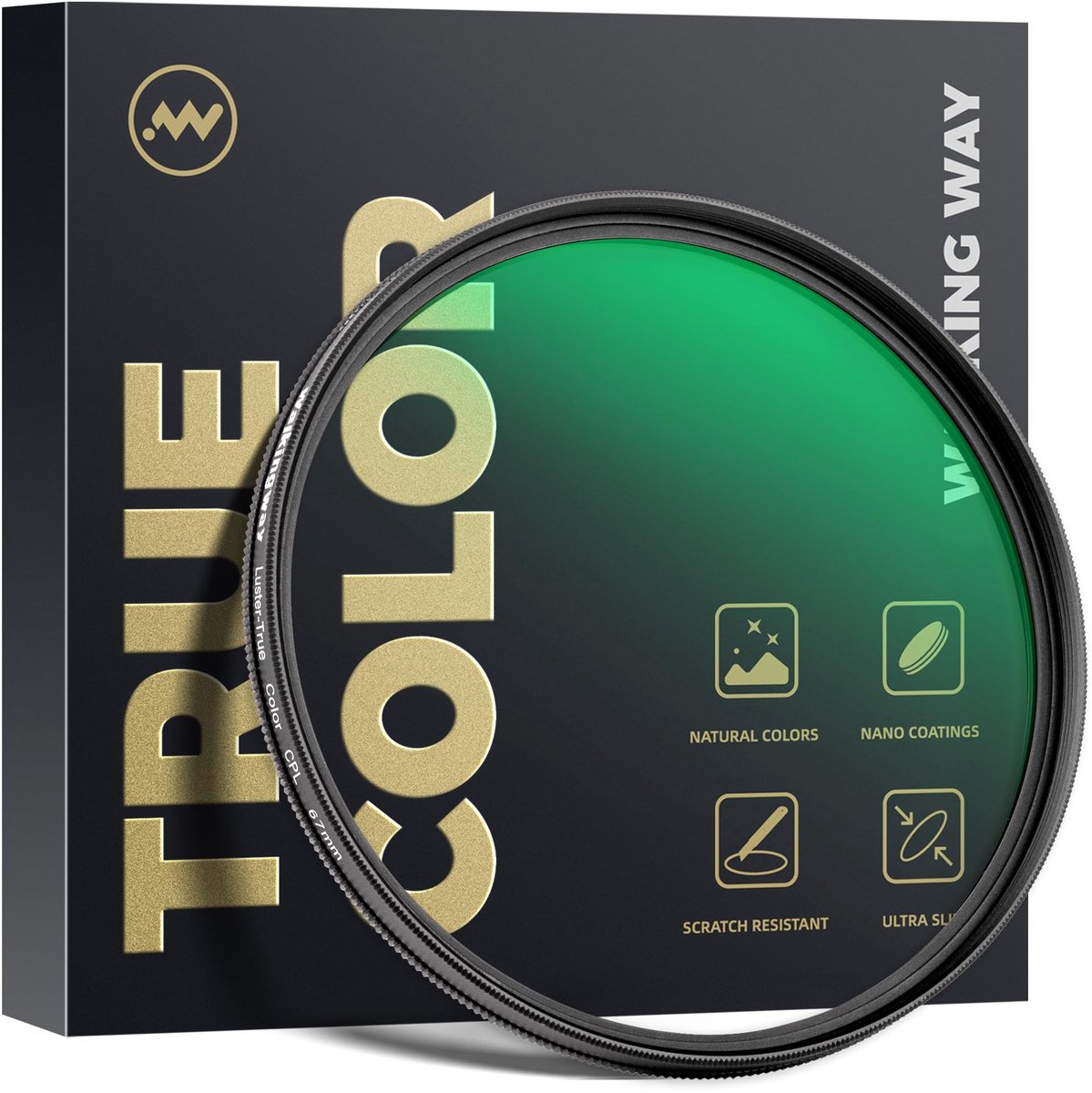 Solidchoice - 49 mm CPL Circulair Polarisatiefilter met Meerdere Lagen