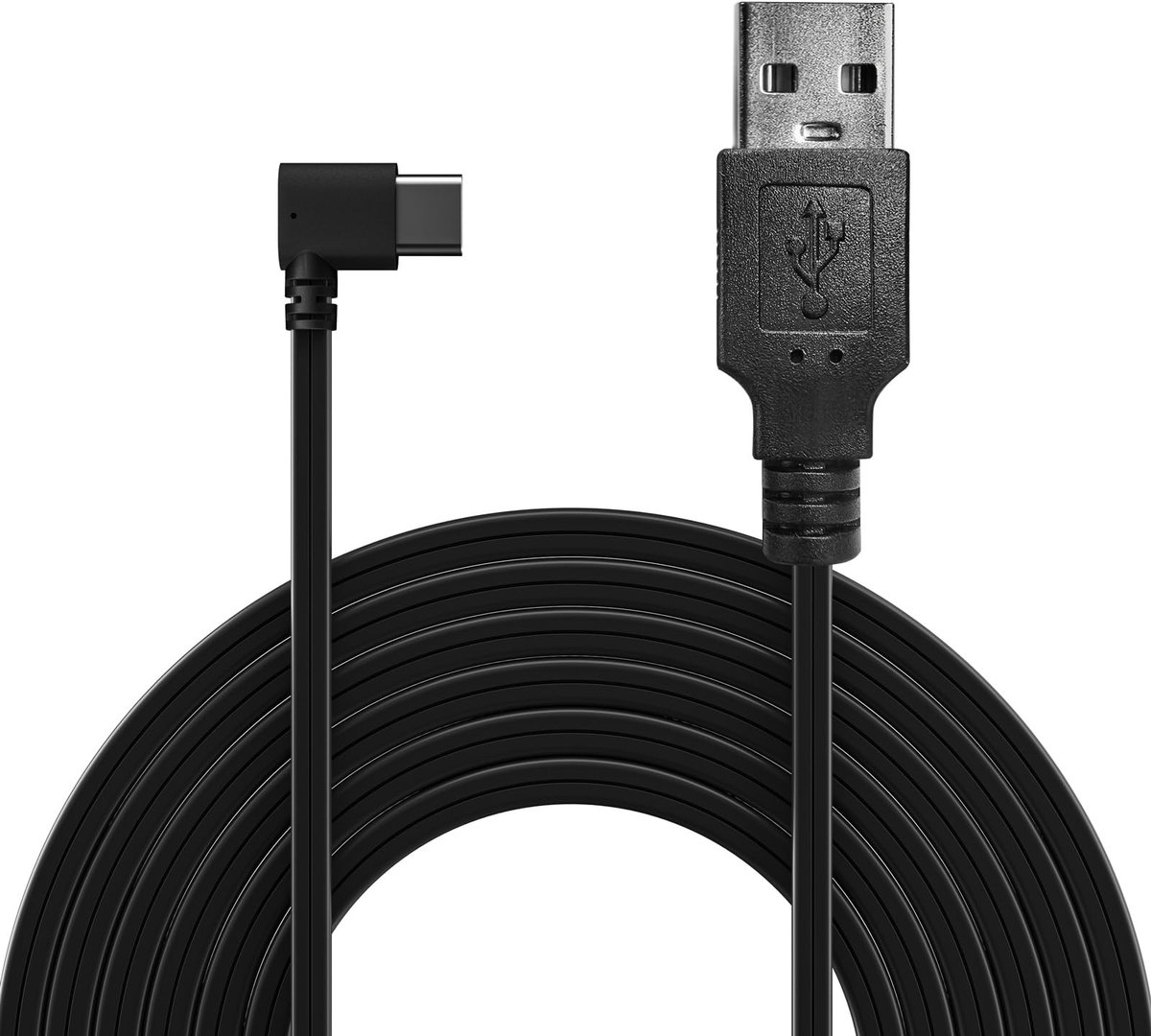Solidchoice - 11.5Ft USB Type-C Voedingskabel voor Dashcam