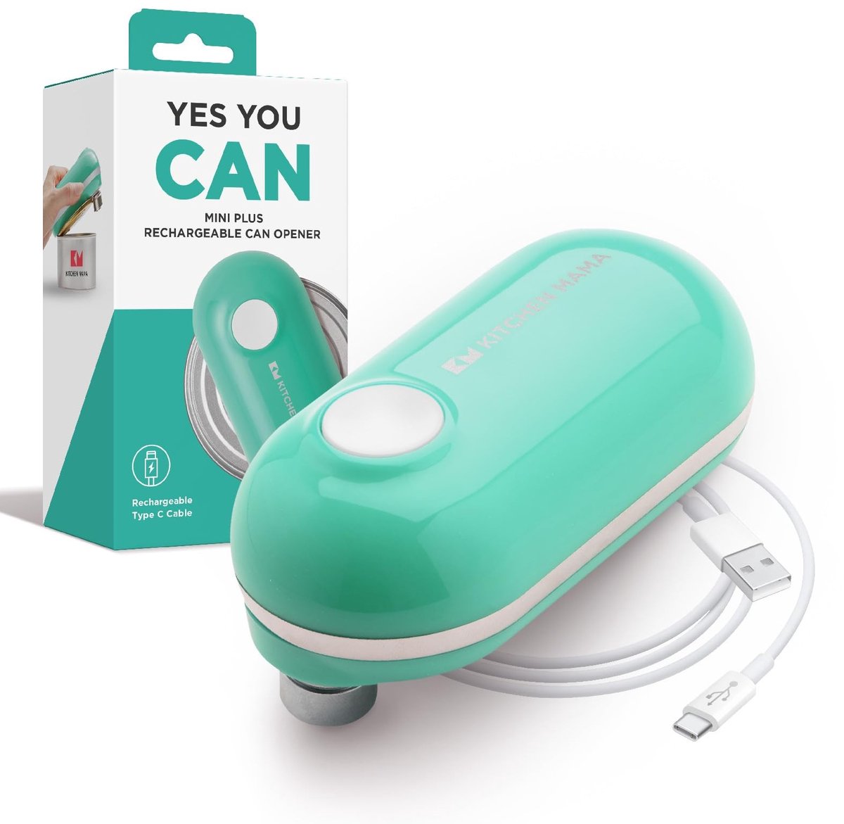 Solidchoice - Mini Plus Oplaadbare Blikopener met Automatische Uitschakeling