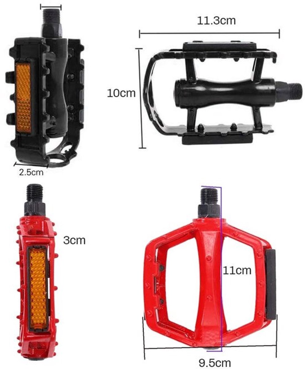 Fietspedalen Aluminiumlegering - Antislip - MTB/BMX/Racefiets - Duurzaam - Lichtgewicht - 16 Antislip Spijkers - Fietsaccessoires