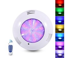 PAR56 35W RGB meerkleurige LED-zwembadverlichting – dimbaar geschikt voor afstandsbediening – waterdicht – 12V wisselstroom, geschikt voor zwembaden geschikt voor een binnenbekleding en betonnen zwembaden.