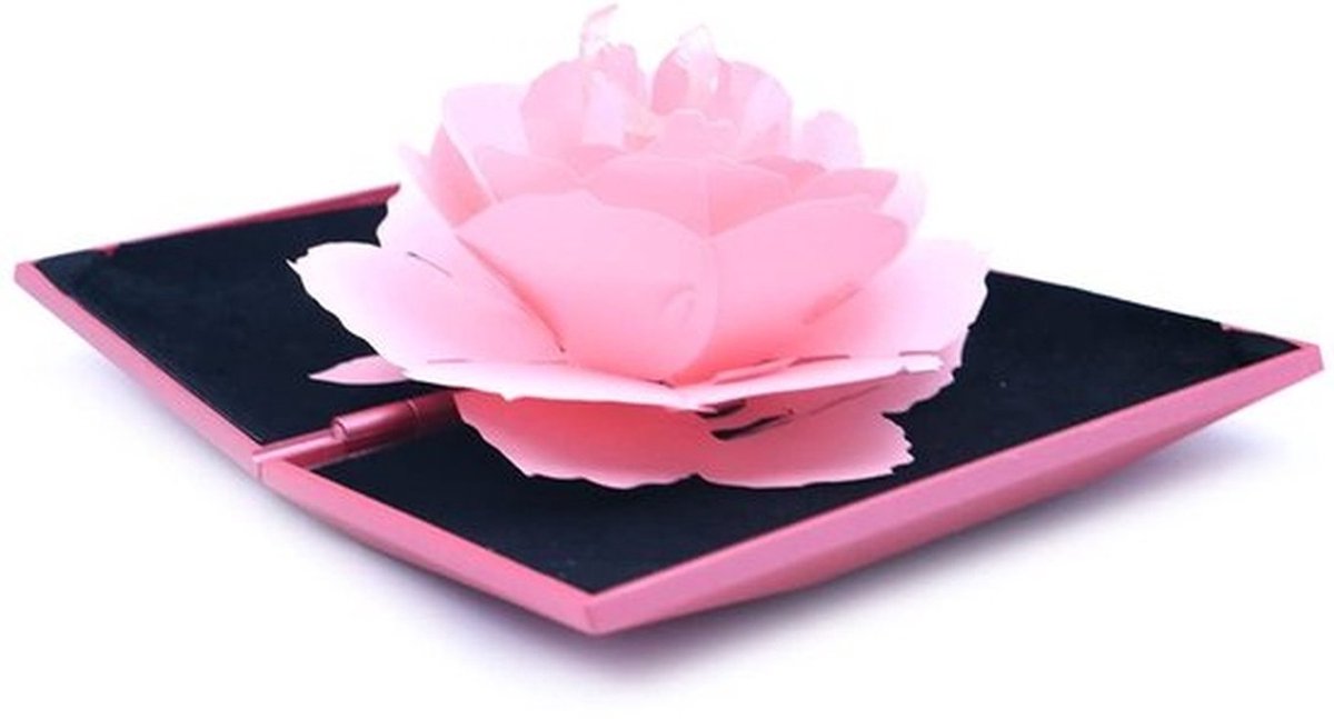 Sieradendoosje - Roos - Verrassing - Roze - Oorbellen organizer - Sieraden display - Geschikt voor dames - Modern ontwerp