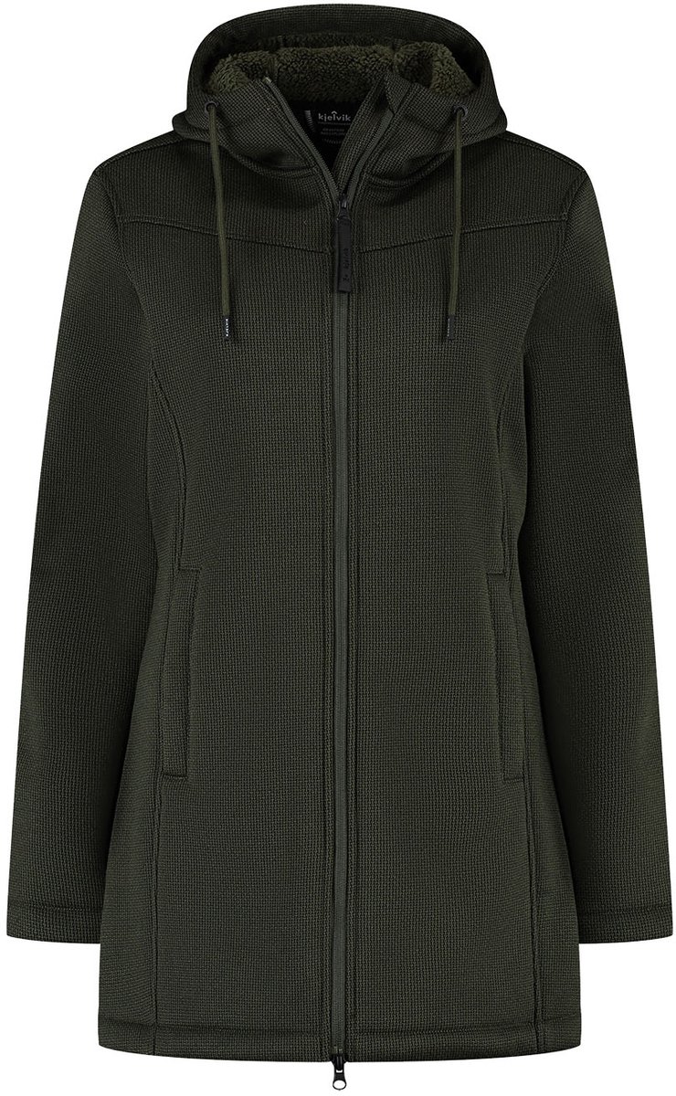 Kjelvik Maartje Dames Outdoorvest Groen
