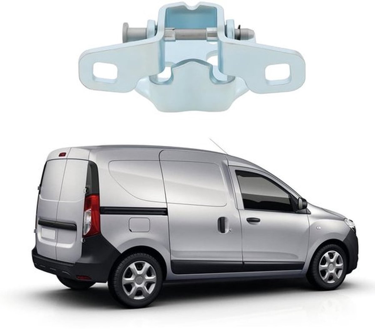 Deurscharnier OEM 6001546883 - Compatibel met Renault Dacia Dokker 2012-2021 - Duster 2010-2024 - Lodgy 2004-2024 - Schokbestendig - Eenvoudige montage