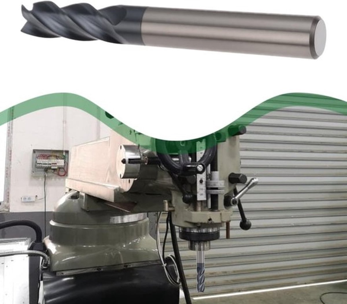 Frezen 5/16 duim - CNC Precisie Snijgereedschap - Metalen Snijden - 4-Edge Ontwerp - Schokbestendig - Efficiënte Snijprestaties