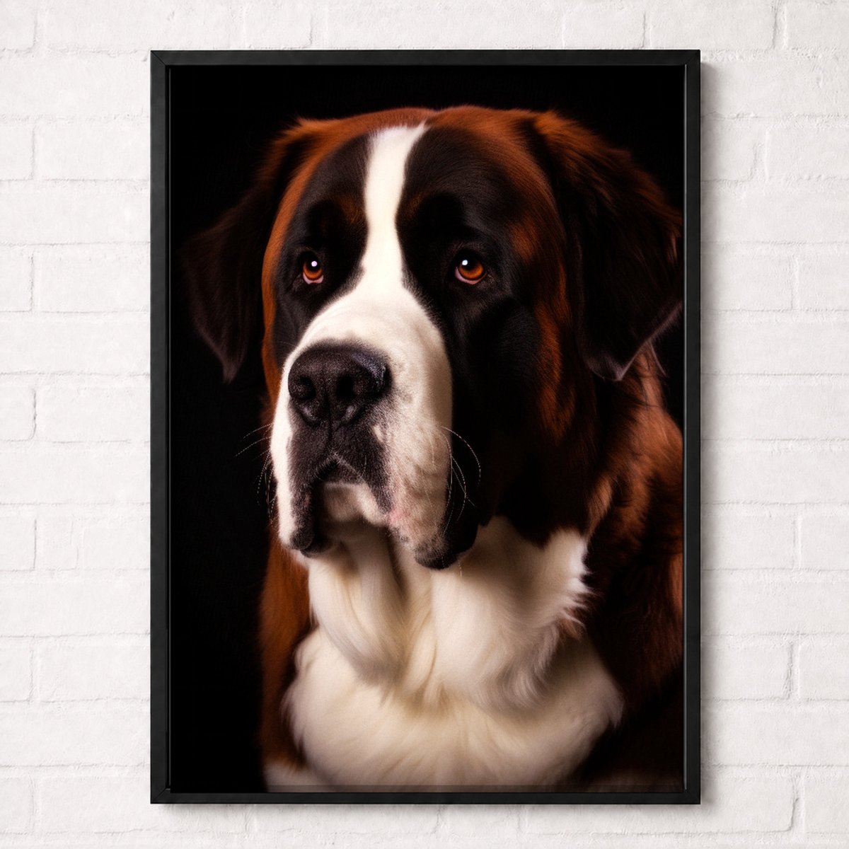 Sint-Bernard Hond Poster - Huisdieren Collectie - Dieren Posters - A1+ 61 x 91,5 cm