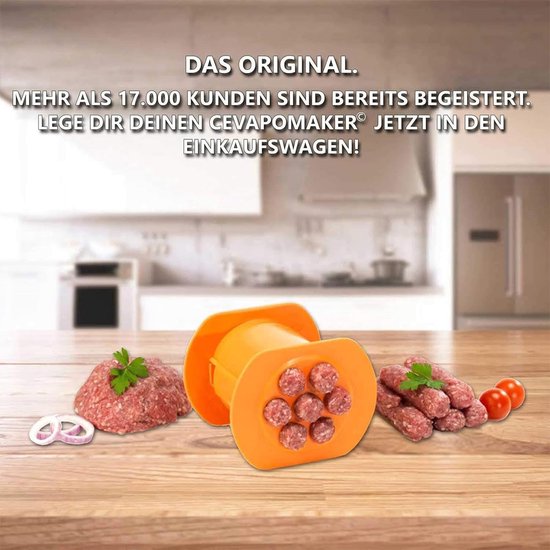 Gehaktbalmenmaker - Pers, worstpers, worstpers, keukenworstpers, barbecueworstpers, persgereedschap, worstvorm, ovenpers van Merkloos — afbeelding 3