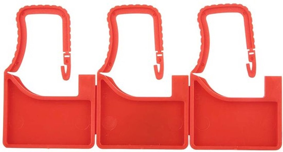100 Stuks Wegwerp Plastic Lock Zelfborgende Label Tags voor Koffer en Tassen