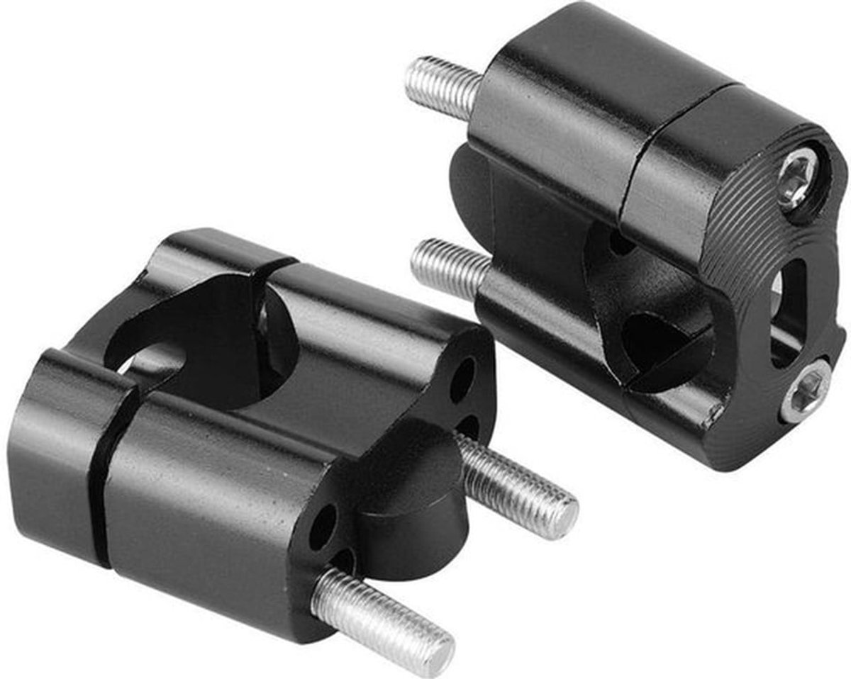 Motorstuurstangen 22 mm/28 mm - Stuurverhoger - CNC Aluminiumlegering - 2 Stuks - Hoogwaardige Sterkte - Duurzaam