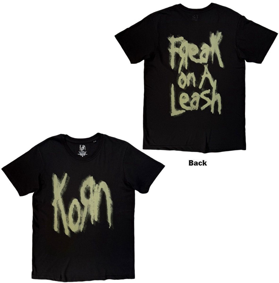 Korn - Freak On A Leash Heren Tshirt - L - Zwart
