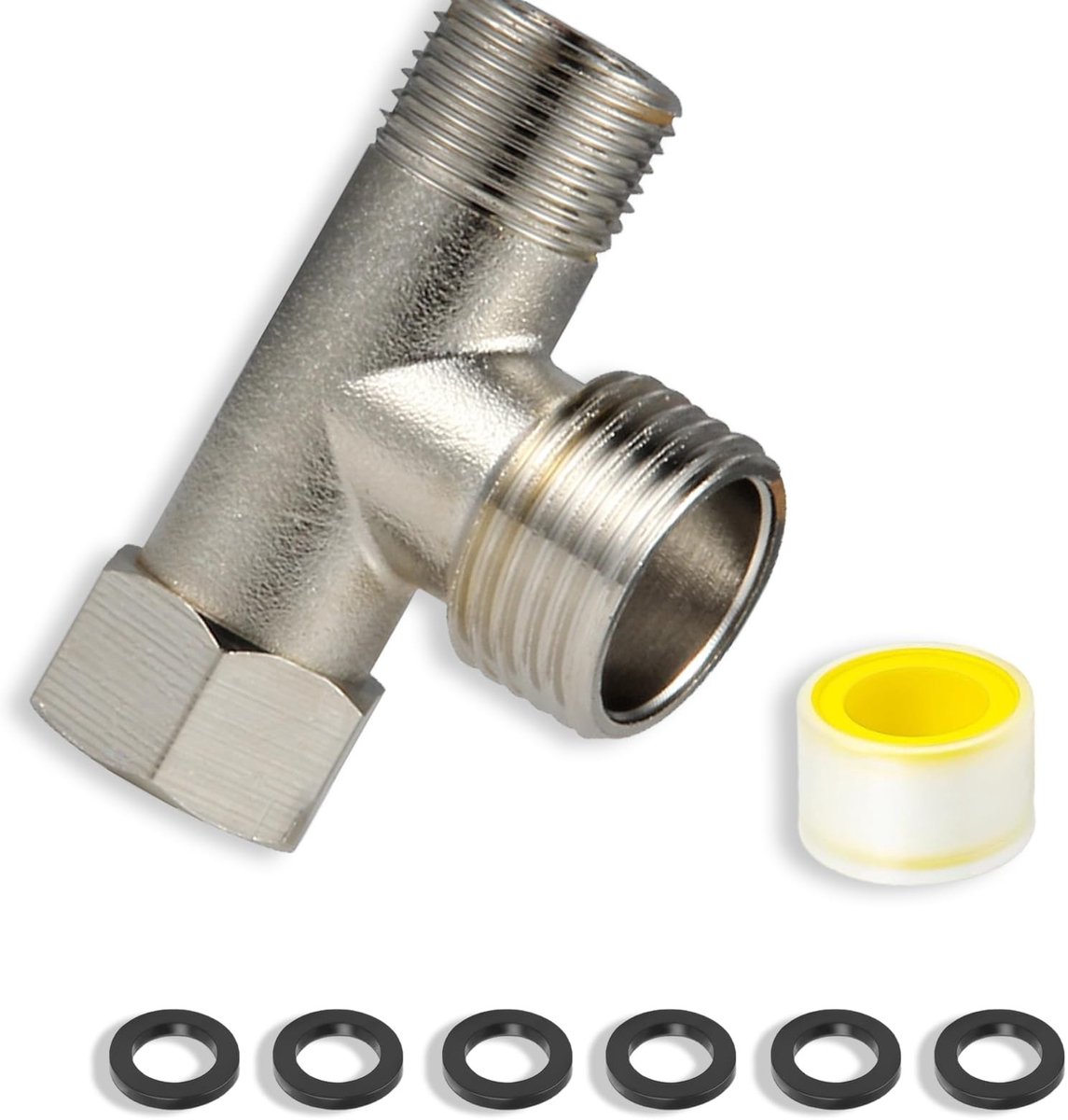 Solidchoice - T-Stuk Messing Adapter voor Waterverdeling