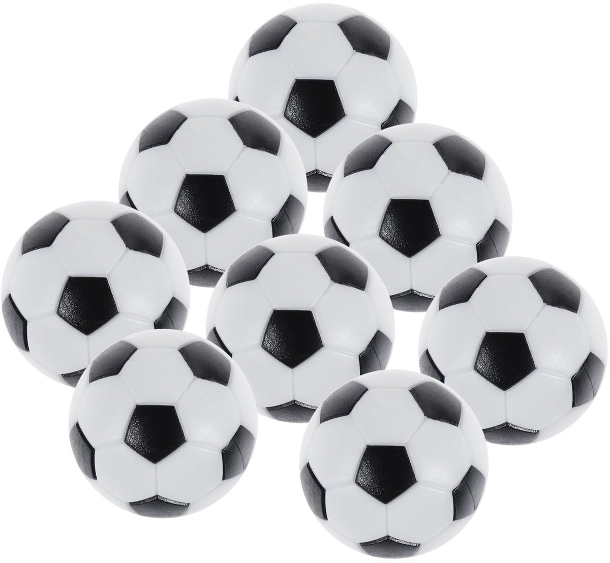 Solidchoice - Set van 8 Tafelvoetbalballen 32 mm