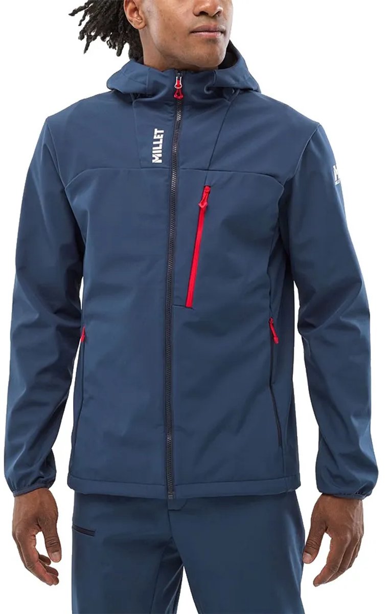 Millet Seneca Shield Softshelljack Blauw XL Man
