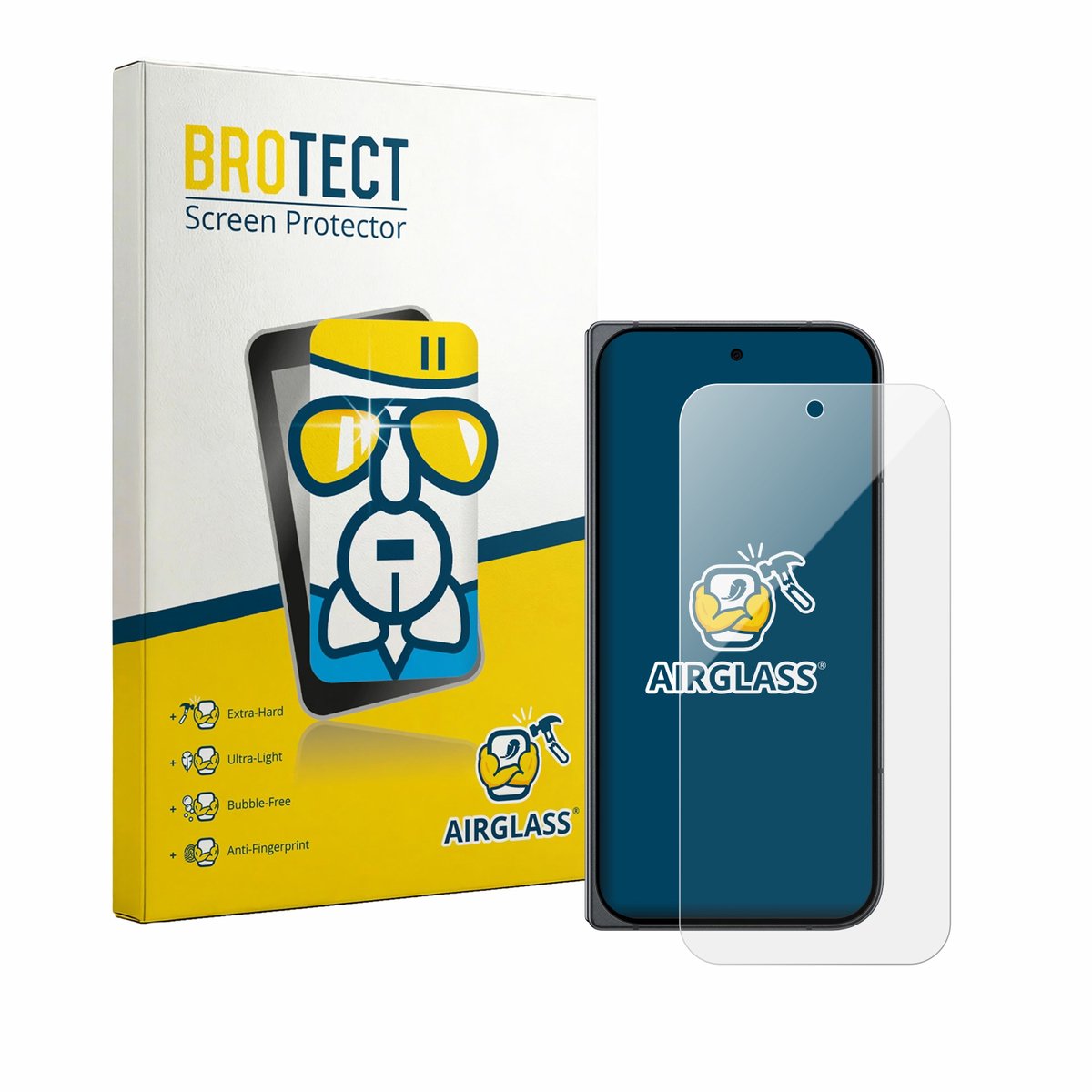 Screenprotector voor Google Pixel 11 Pro Fold Beschermglas transparant