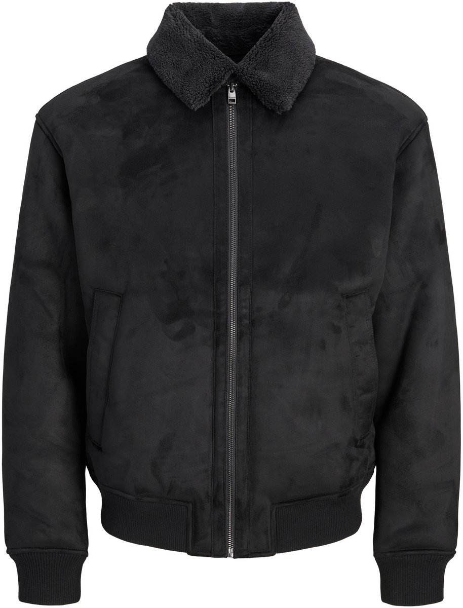 Jack & Jones - Heren Jas winter Luke Bomber - Zwart - Maat M