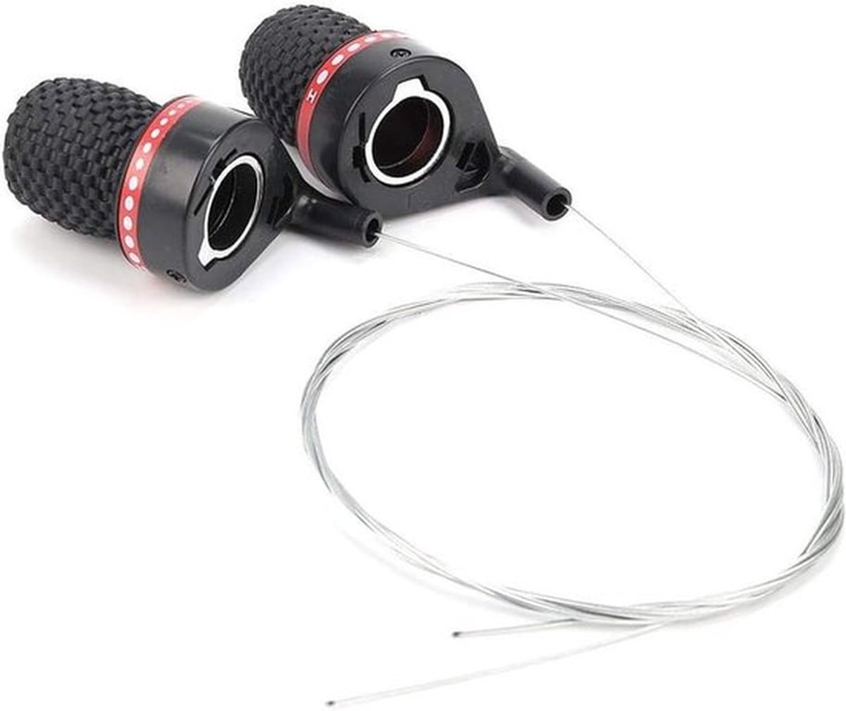Fiets Versnellingshendel - Grip Shift - Universele - Racefiets Stuur - Speed Lever Devices - Twist Shifter - Geschikt voor Racefietsen - Zwart.