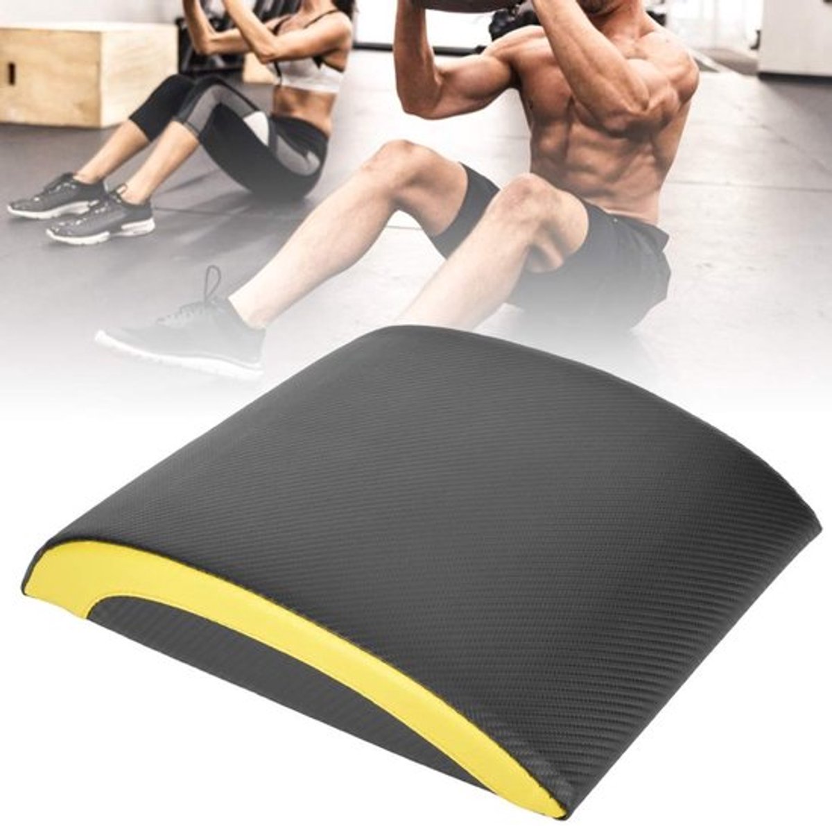 Zitmat Draagbaar - Zitkussen - Thuisfitness - Lichtgewicht - Compact - Afmetingen 36x30,5x7cm - Fitnessmat