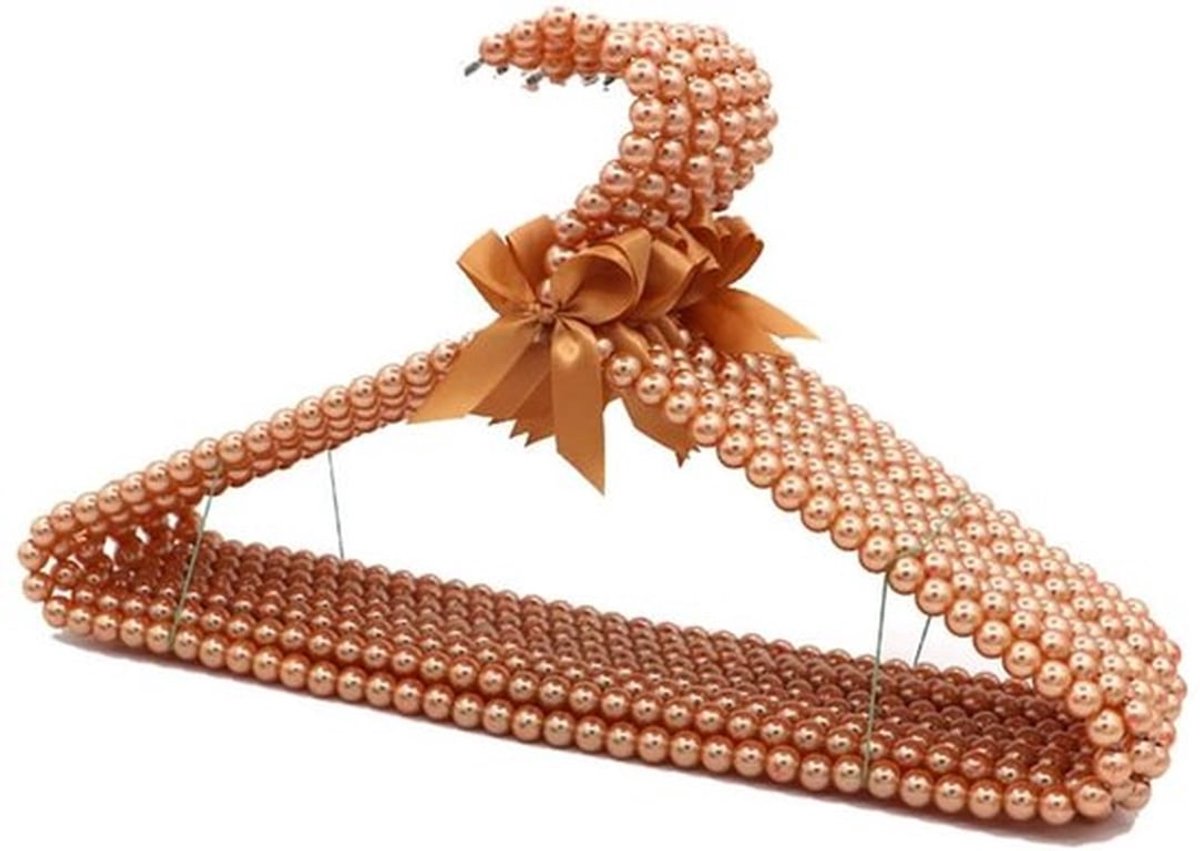 Kralenhanger 40 cm - 5 Stuks - Kunststof Kralen - Bruiloftshanger - Kledingstandaard - Zware Belasting - Kledinghanger