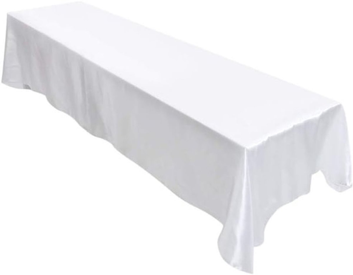 Rechthoekig Tafelkleed 149x322 cm - Vlekbestendig Polyester Tafelkleed voor Feesten, Bruiloften en Diner