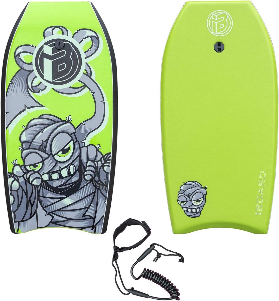 Bodyboard - Groen - 37 inch - Lichtgewicht met EPS-kern - Voor Volwassenen en Tieners