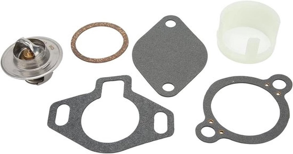 - Vervangende Thermostaat Set - Inclusief Afdichting - Geschikt voor MerCruiser Motoren - 160° - 4.3L 5.0L 5.7L 7.4L 8.2L - 1987 en Nieuwer