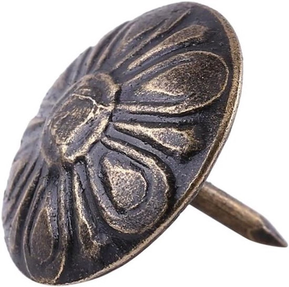 Bekleding kopspijkers - decoratieve spijkers - bronzen meubels - groen - stoffering nagels - duimkopspijkers - geschikt voor slaapbank - 16 * 15 mm - 100 stuks
