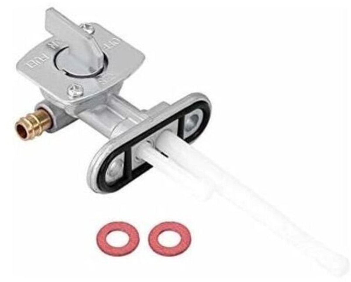 Universele brandstofschakelaar geschikt voor motorfietsen, brandstoftankschakelaar, geschikt voor Yamaha PW80, PY80, PeeWee 80, TTR125 2000-2005, LO-Ron.