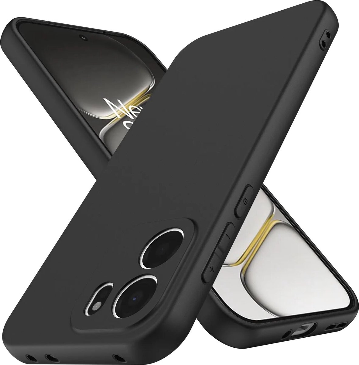 Zwart TPU Hoesje Geschikt voor OnePlus Nord CE 6 - Back Cover Case - Lichtgewicht - Ultra Dun - Flexibel - Zacht