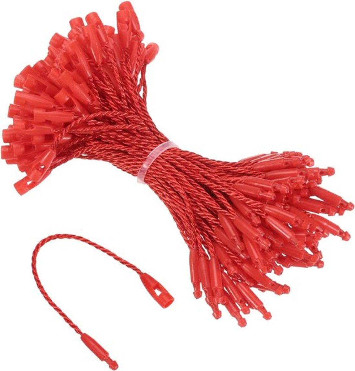 Katoenen Kliksluiting Pins Rood 3,2 Inch - Pack van 100 - Hangtag Prijskaart-Bevestiging.
